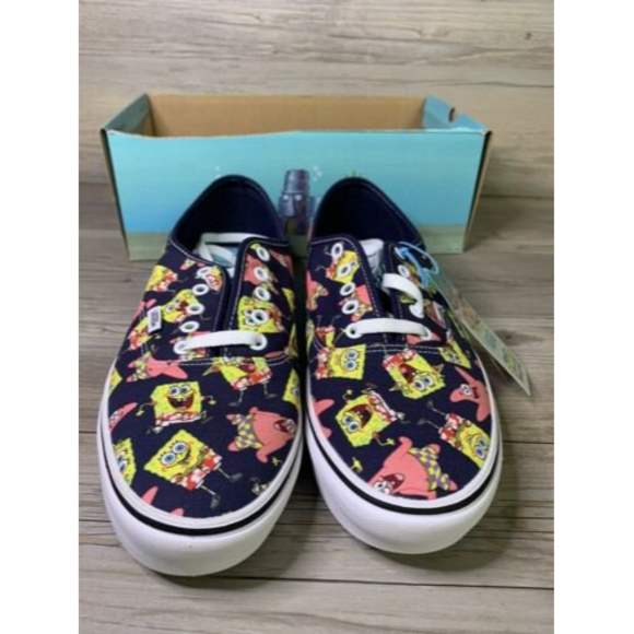 Vans SpongeBob SquarePants X Comfycush Authentic AlohaBob Mens 10.5 New W Box main image 4
